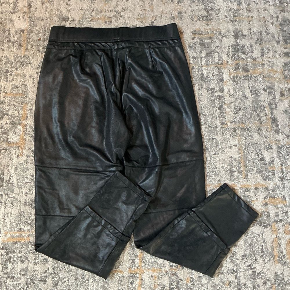 RAFFAELLO ROSSI FAUX LEATHER CANDY PANTS! EUC! SIZE 8 - Picture 8 of 8